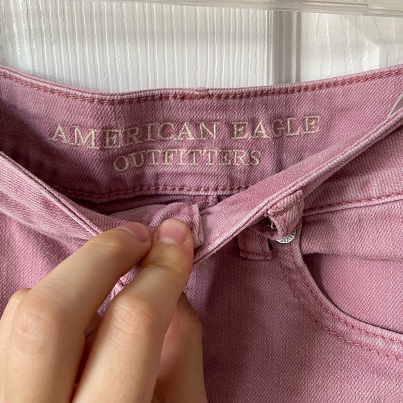 American Eagle Stretch Fit Shorts Burnt Red Size 0 - Picture 3 of 6